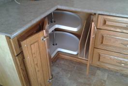 Let us build a lazy Susan into your cabinets 